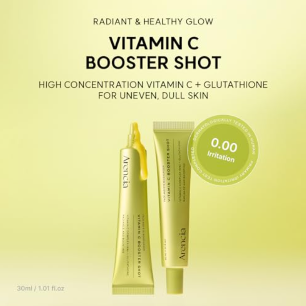 Arencia Vitamin C and Retinal Booster Shot Duo - for Dark-spot care and Tightening Fine Lines, Pore, Wrinkles - Gift Set