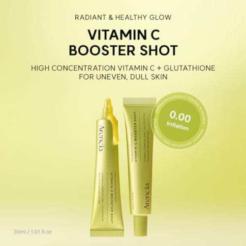 Arencia Vitamin C and Retinal Booster Shot Duo - for Dark-spot care and Tightening Fine Lines, Pore, Wrinkles - Gift Set