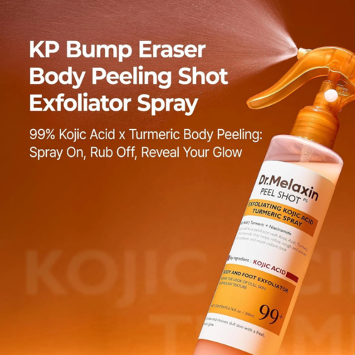 Dr. Melaxin Peel Shot Body and Foot Exfoliating Spray Kojic Acid & Turmeric 200 ml